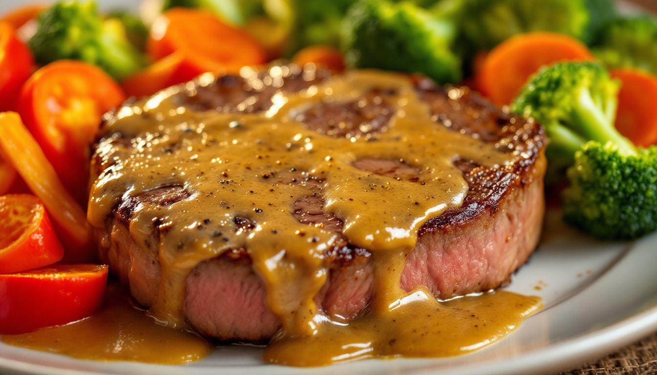 discover the exquisite flavors of mustard-glazed filet mignon with veggies in this easy cookeo recipe. perfectly tender beef infused with tangy mustard, paired with vibrant vegetables, makes for a delightful dinner that's both simple and impressive. elevate your culinary skills and enjoy a gourmet meal at home!